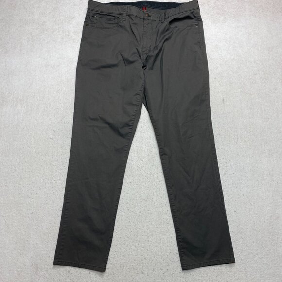 English Laundry Pants Mens 38 Gray Stretch Five Pocket Pull On - Picture 6 of 8